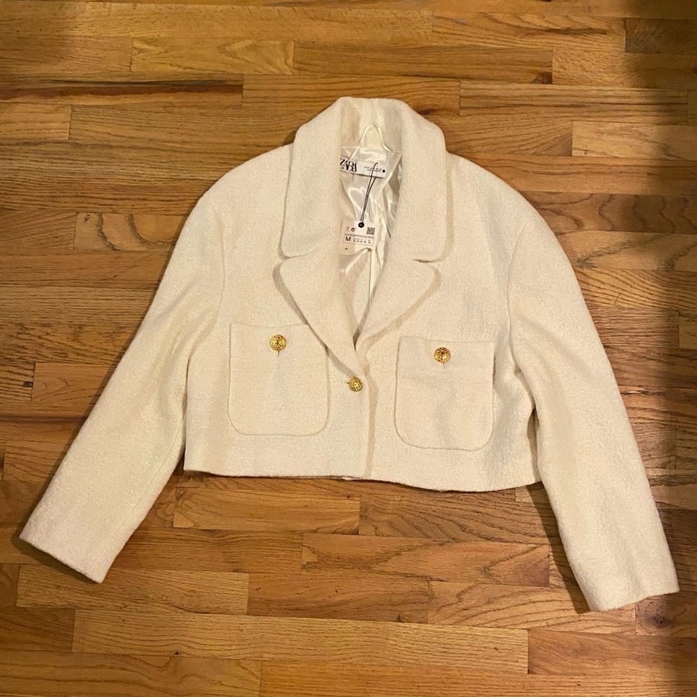 Zara Crop Blazer M